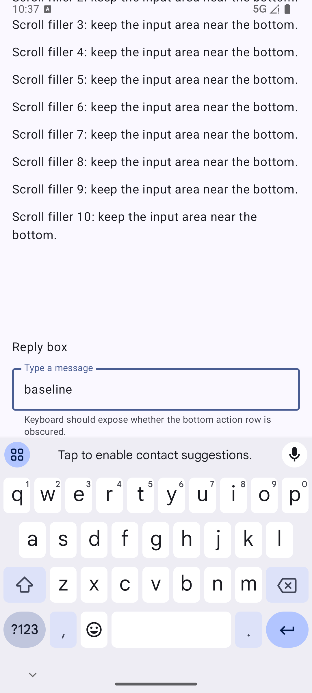 Baseline 坏状态:键盘弹出后底部动作消失