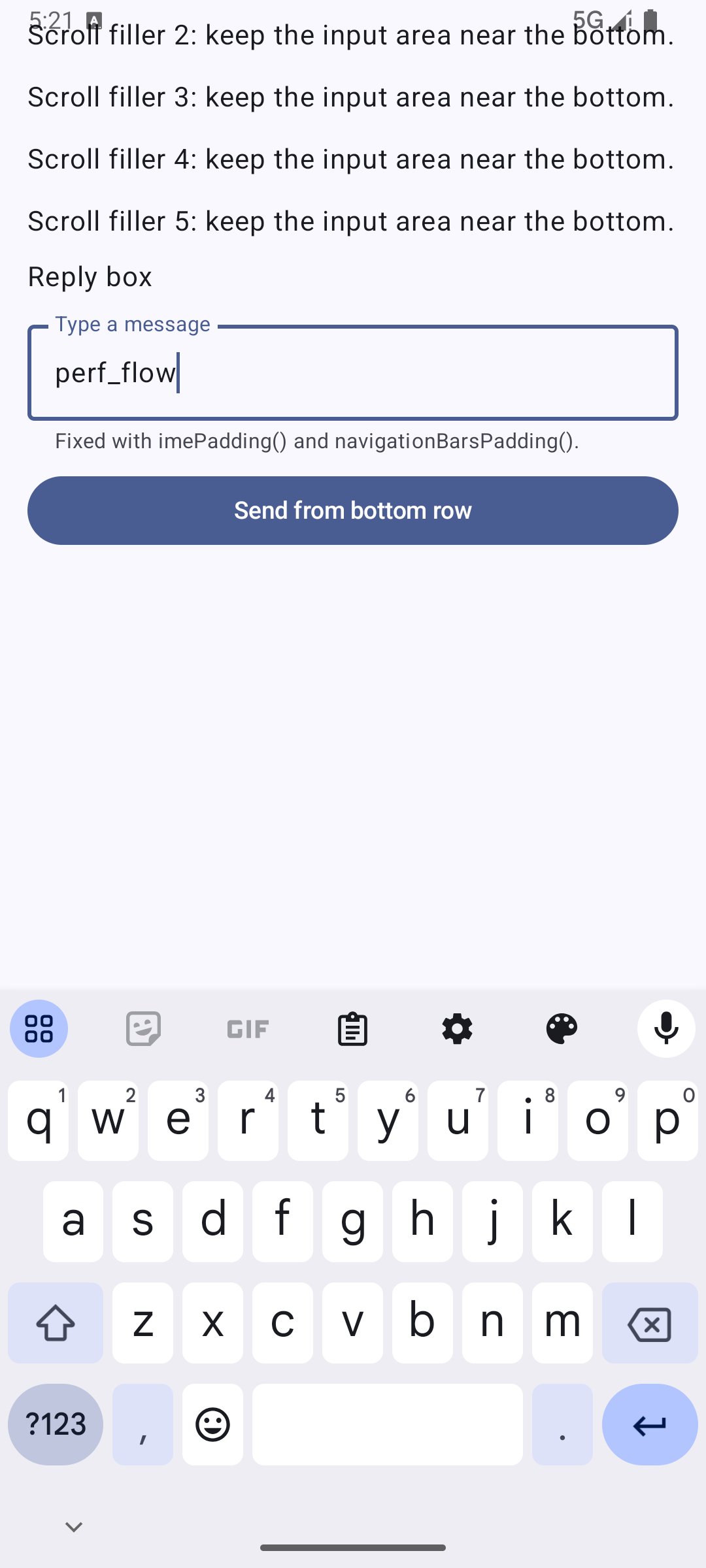 Test Android Apps 性能取证前的同一 IME flow